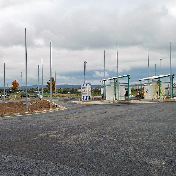 Finale Arbeiten Wasserstofftankstelle Meckenheim