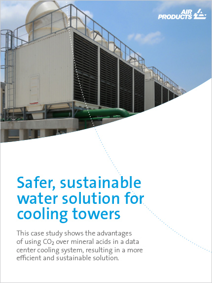 Safer, sustainable water solution for cooling towers