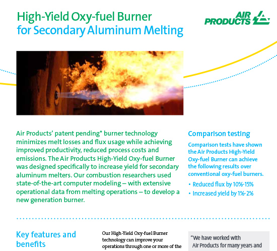 High-Yield Oxy-fuel Burner (PDF)