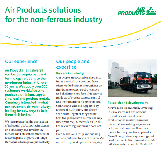 Our solutions for the non-ferrous industry (PDF)