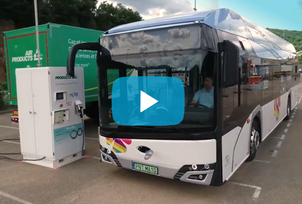 Démonstration d'un bus à Hydrogène