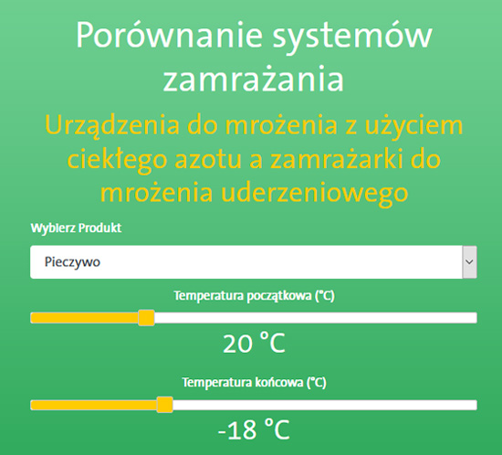 
Kalkulator mrożenia kriogenicznego vs. mechanicznego