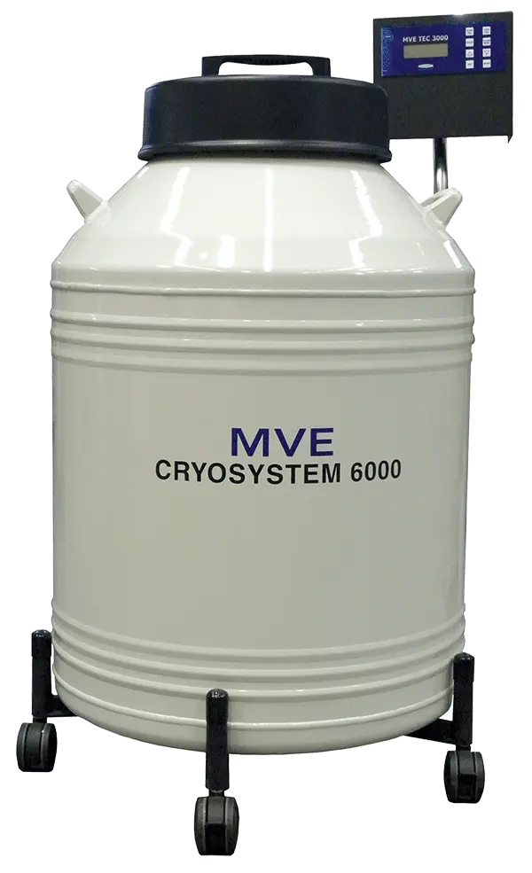 MVE Cryostem 6000 Freezer with Wheels