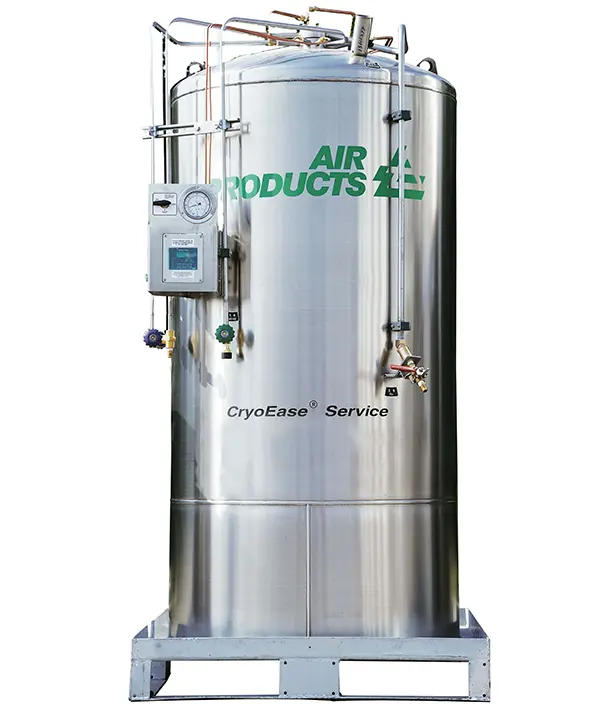Large Air Products CryoEase tank