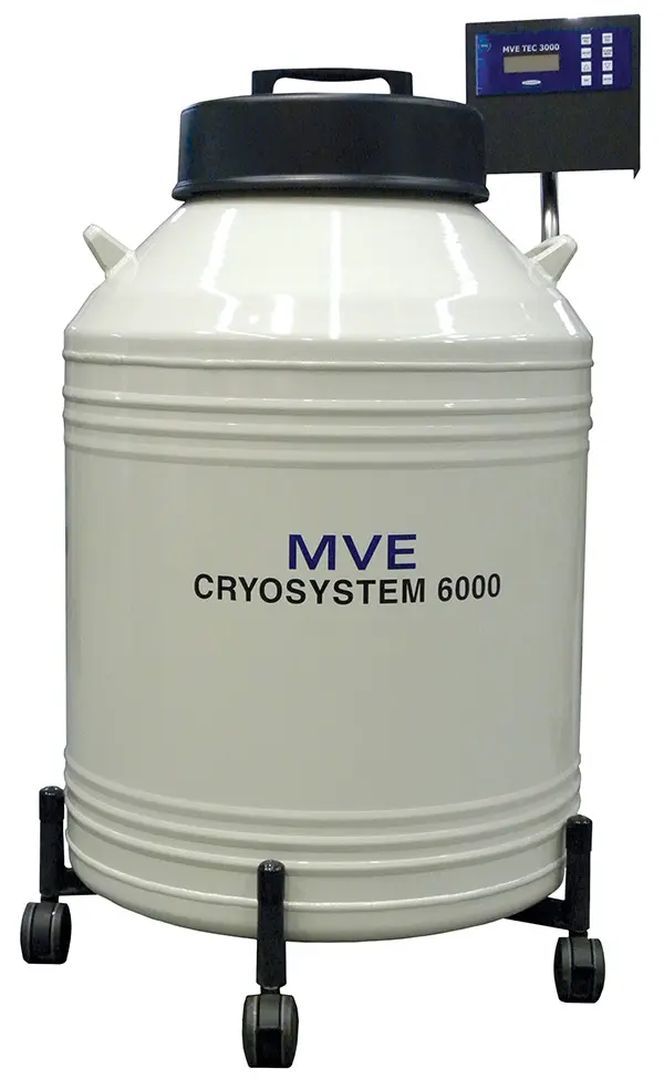 MVE Cryostem 6000 Freezer with Wheels