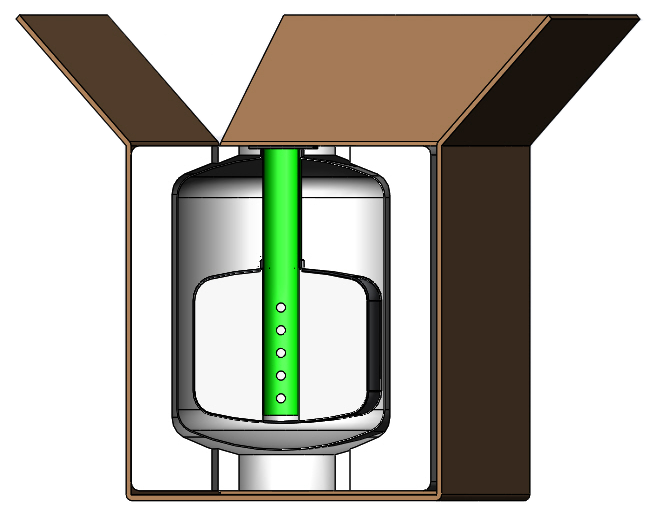Cryo Cube interior drawing